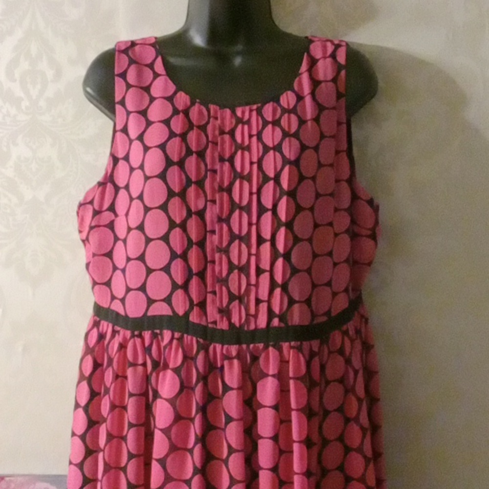Worthington Pink Sundress Sleeveless Scoop Neck Mini